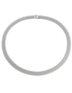 Sterling Silver Grain of Rice Choker Necklace