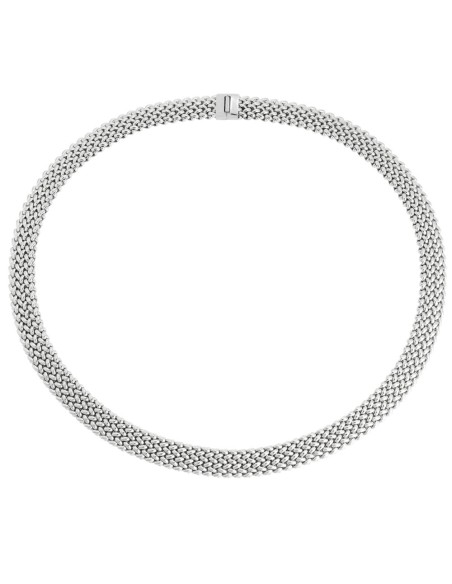 Reiskorn-Halskette aus 925er Sterlingsilber