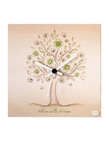 Orologio L'Albero della Fortuna 17x17 cm