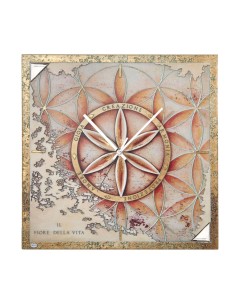 Orologio Fiore della Vita 17x17 cm