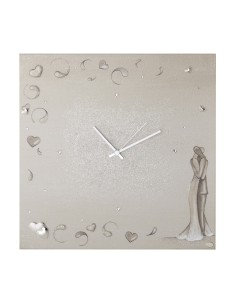 Orologio Coppia di Innamorati 17x17 cm