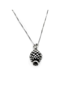 925 Sterling Silver Sicilian Pine Cone Necklace 