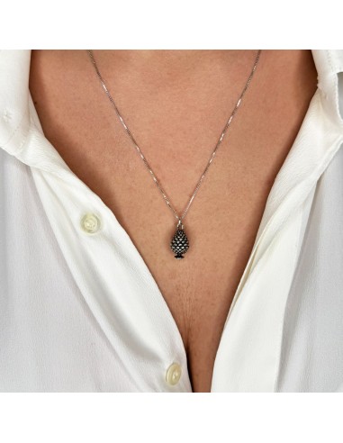 Collana con Ciondolo Pigna Siciliana in Argento...