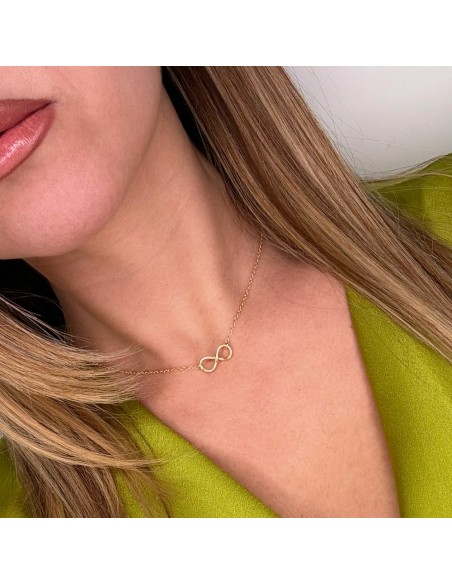Sterling Silver Infinity Necklace