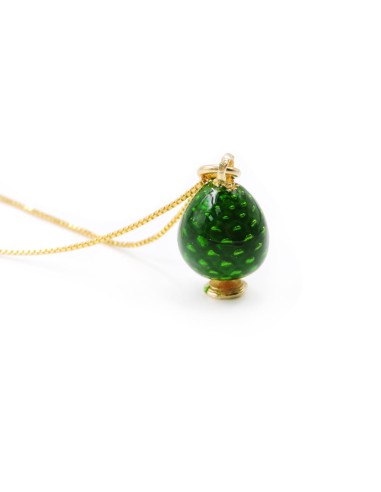 Collana con Pigna Siciliana in Argento Placcato...