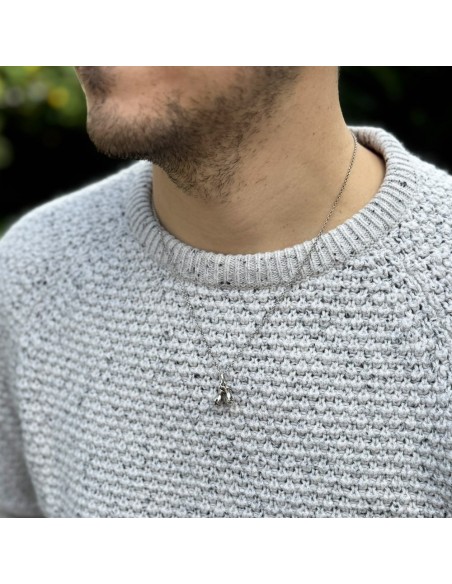 Collana con Ciondolo Guantoni da Boxe in Argento 925