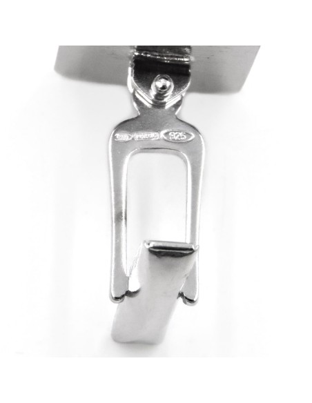Personalized 925 Sterling Silver Square Cufflinks 