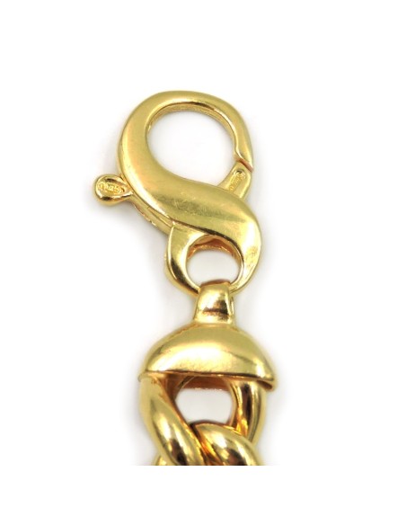 Bracciale Grumetta in Argento 925 Placcato Oro