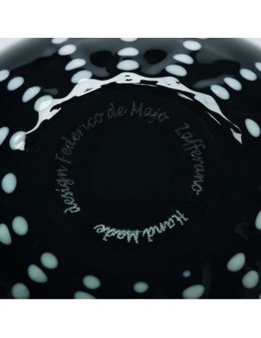 Zafferano Perle Black Glass Tumbler Set of 6