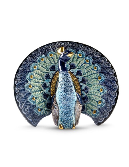 Peacock Ceramic Sculpture De Rosa Rinconada