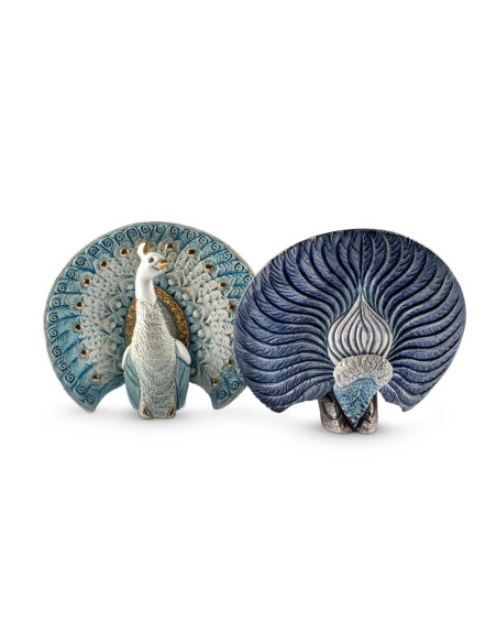 Peacock Ceramic Sculpture De Rosa Rinconada