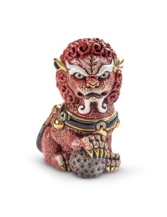 Roter Chinesischer Kaiserlicher Schutzlöwe...