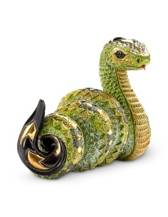 Schlangenkeramikskulptur von De Rosa Rinconada