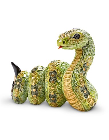 Serpente Scultura in Ceramica De Rosa Rinconada 