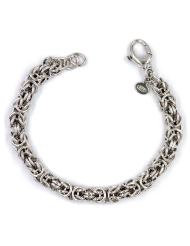 Bracciale Maglia Bizantina in Argento 925  