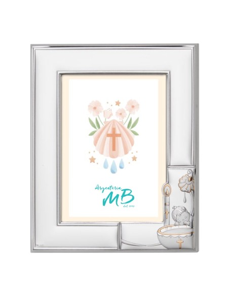 Customizable Baptism Photo Frame with Child