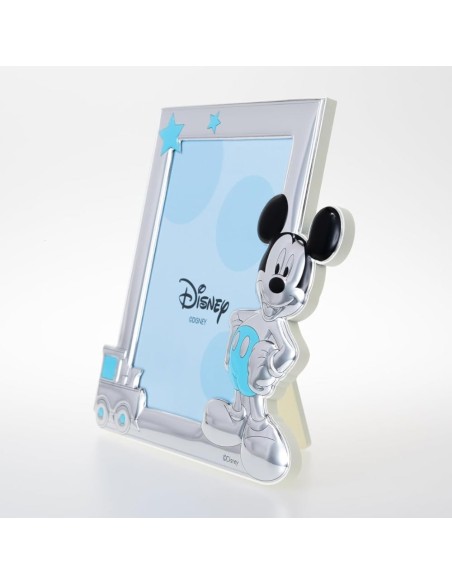 Cornice Portafoto Disney cm 13x18 Mickey Mouse Dipinto con Tecnica 3D 