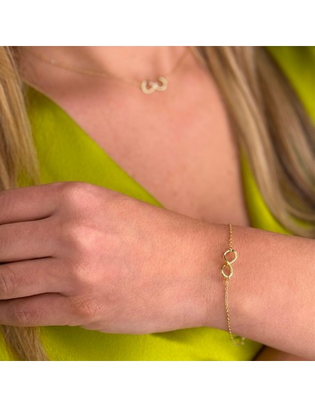 Sterling Silver Infinity Bracelet 