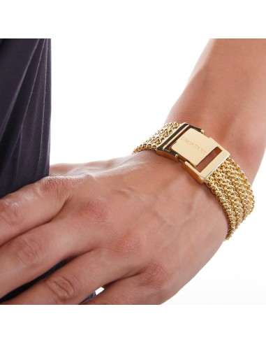 Bracciale Maglia Chicco in Bronzo Placcato Oro