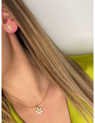  Orecchini Margherita in Argento 925 Placcato Oro
