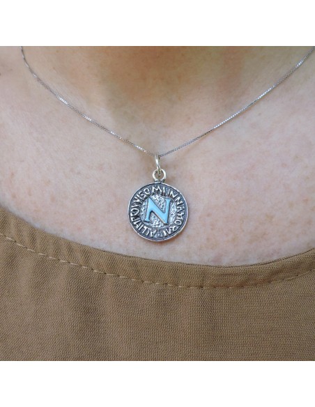 Collana con Medaglietta Napoli in Argento