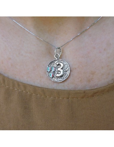 Sterling Silver Necklace with Naples Pendant