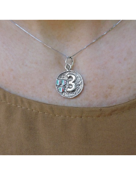 Collana con Medaglietta Napoli in Argento