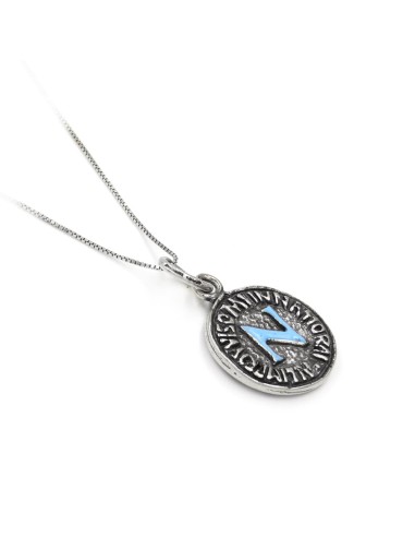 Collana con Medaglietta Napoli in Argento