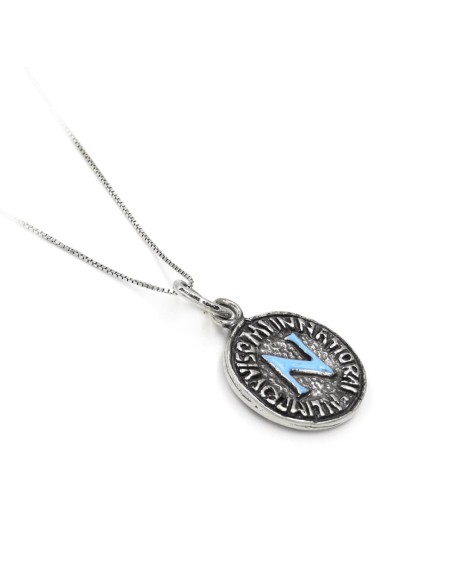 Collana con Medaglietta Napoli in Argento
