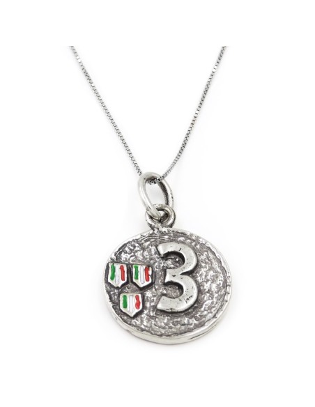 Collana con Medaglietta Napoli in Argento