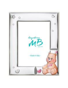 Customizable Birth Picture Frame with Baby Bear 2