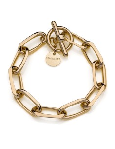 Bracciale Catena Forzatina in Bronzo Dorato 