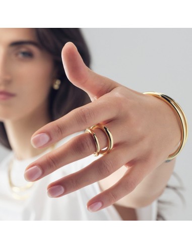 Golden Lines Ring 