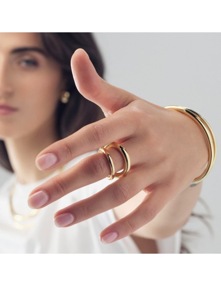 Golden Lines Ring 