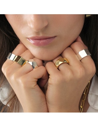 Anello a Fascia Dorato Lucido
