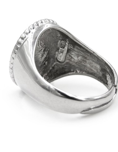 Customizable 925 Sterling Silver Oval Chevalier...
