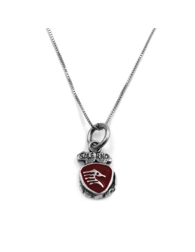 Sterling Silver Necklace with Salernitana Pendant