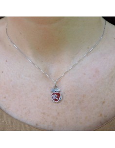 Halskette mit Salernitana-Anhänger aus 925er Sterlingsilber 2