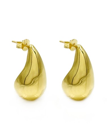  Orecchini Goccia in Argento 925 Placcato Oro