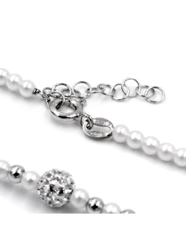 Bracciale Catena Donna in Argento 925 Rodiato...