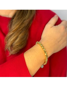 Shiny Golden Venetian Chain Bracelet 2