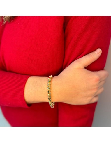 Bracciale Catena Veneziana Dorata Lucida