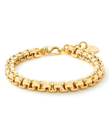 Golden Square Chain Bracelet