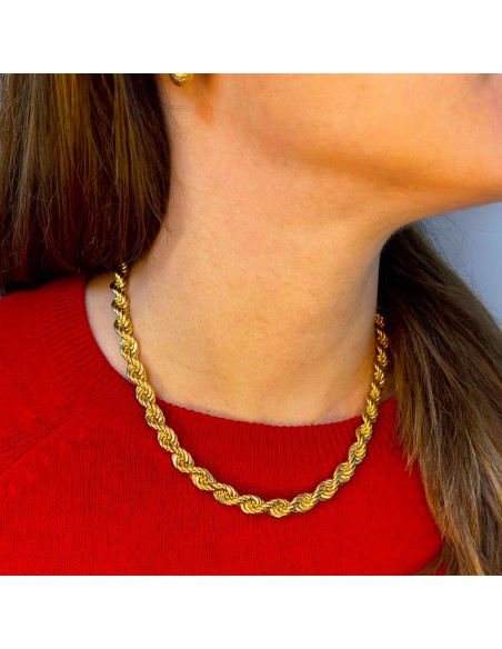 Dicke Goldene Kordelkette