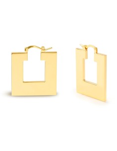 Orecchini Quadrati Dinamica Oro