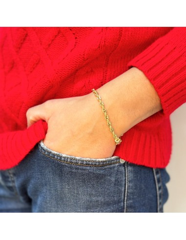 Golden Fancy Chain Bracelet 