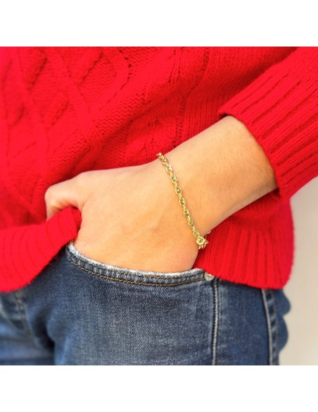 Bracciale Catena Fantasia Oro