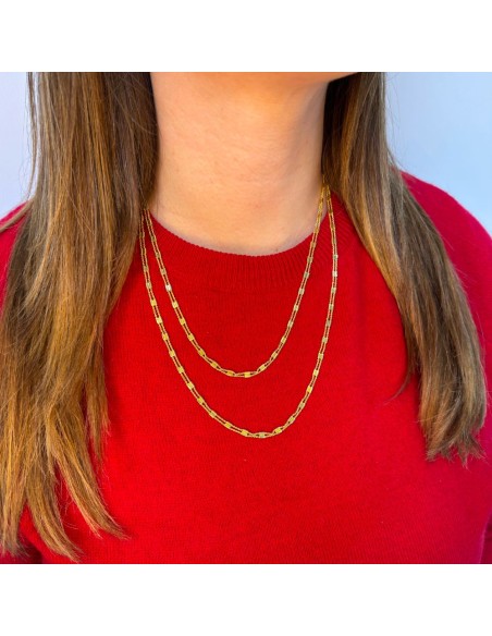 Collana chanel Seta Dorata
