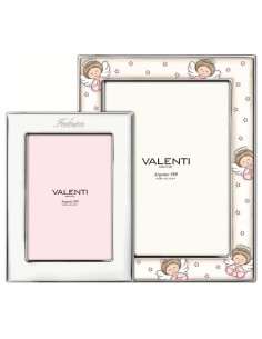 Baby Girl Birth Picture Frame 2 Photos with Angels  2
