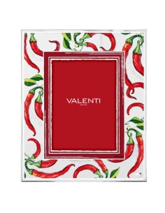 Lucky Chili Peppers Glass Picture Frame 5 x 7 2